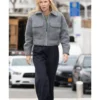 Amanda Rollins Law and Order SVU S27 Grey Crop Jacket