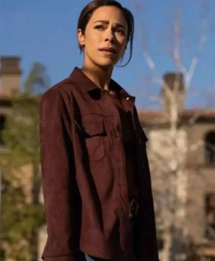 Amber Oliveras Countdown S01 Maroon Jacket