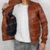 Amelia Earhart Leather Brown Jacket