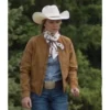 Amy Fleming Heartland S19 Brown Bomber Jacket
