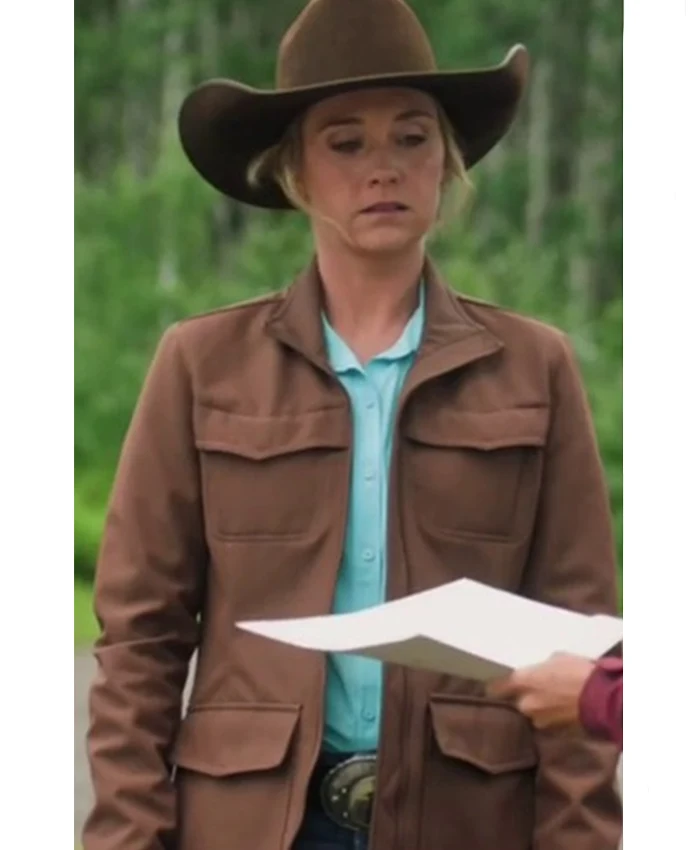 Amy Fleming Heartland S19 Brown Jacket