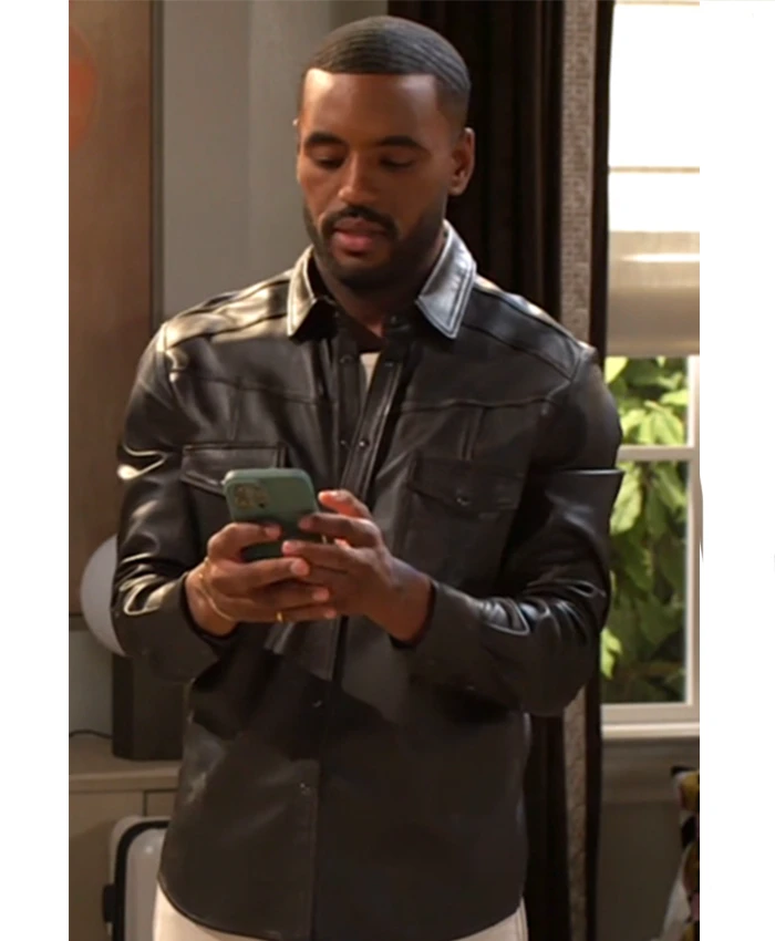 Andre Richardson Beyond the Gates Black Leather Jacket