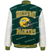 Aparecida Green Bay Packers Wool Varsity Button Jacket For Men and Women