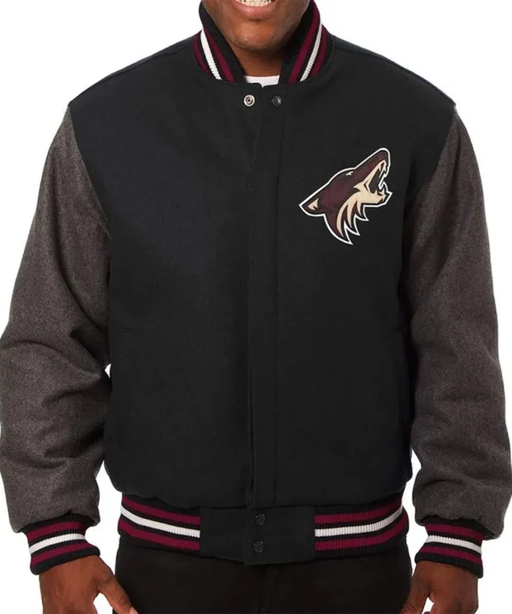 Arizona Coyotes Two Tone Varsity Jacket
