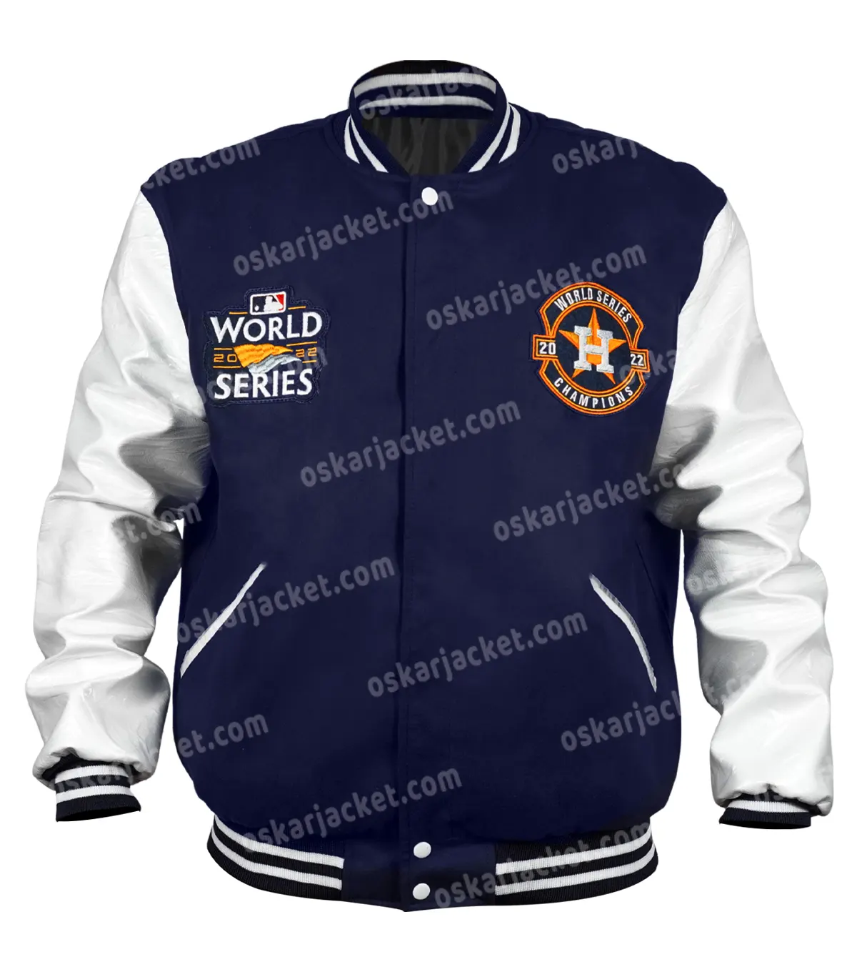 Arizona Diamondbacks 2001 World Series Blue And White Jacket