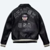 Avirex USA Black Leather Jacket