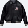 Avirex USA Black Leather Jacket For Sale