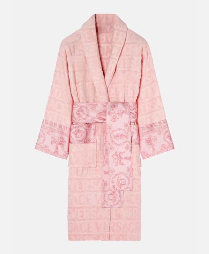 Baby Pink Versace Robe