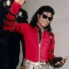 Bad World Tour 1987 Michael Jackson Red Jacket