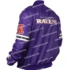 Baltimore Ravens Satin Starter Bomber Jacket For Men and Women
