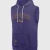 Baltimore Ravens Sideline Purple Sleeveless Hoodie