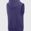 Baltimore Ravens Sideline Purple Sleeveless Hoodie For Sale