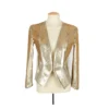 Blake Lively Gossip Girl S04 Golden Jacket For Sale