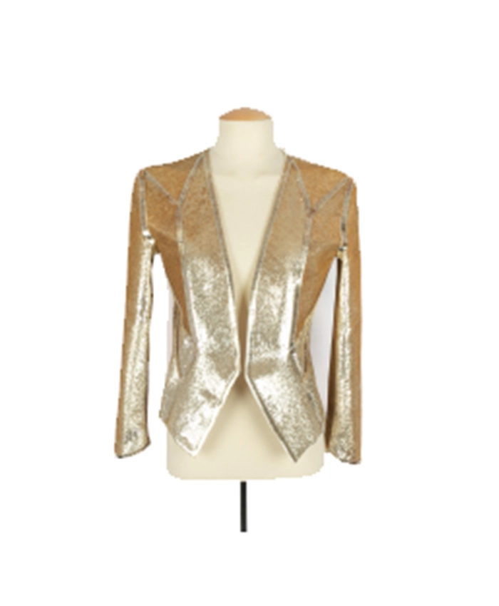 Blake Lively Gossip Girl S04 Golden Jacket For Sale