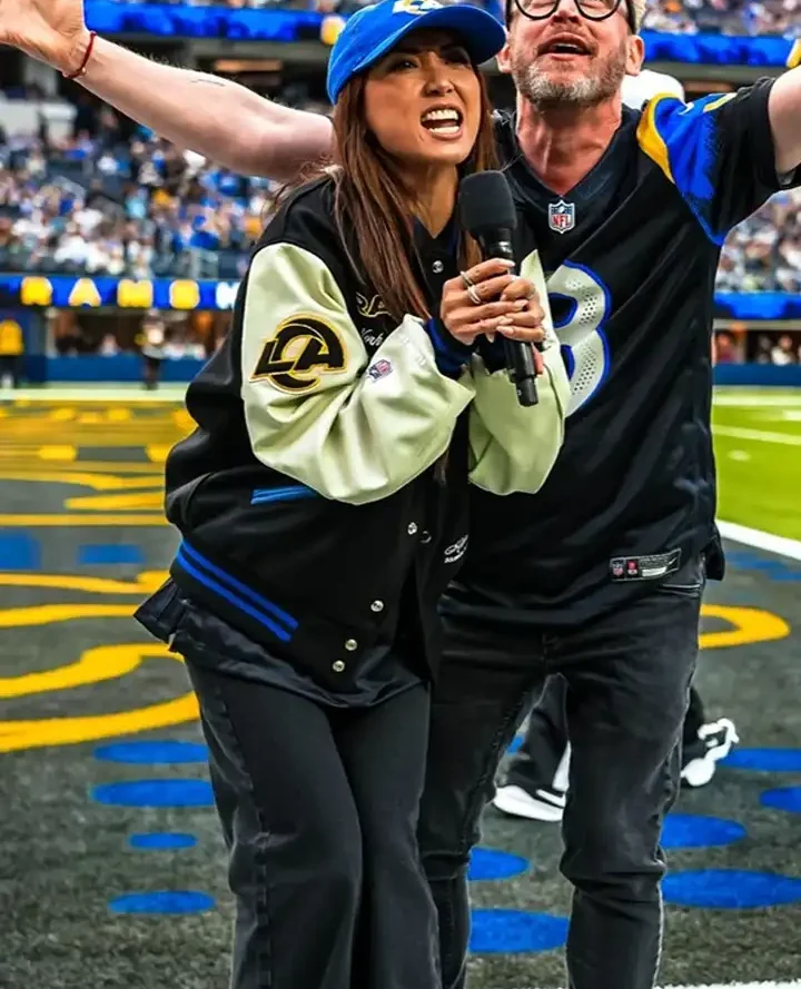 Brenda Song LA Rams Varsity Jacket