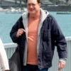 Brendan Fraser Rental Family Blue Cotton Jacket