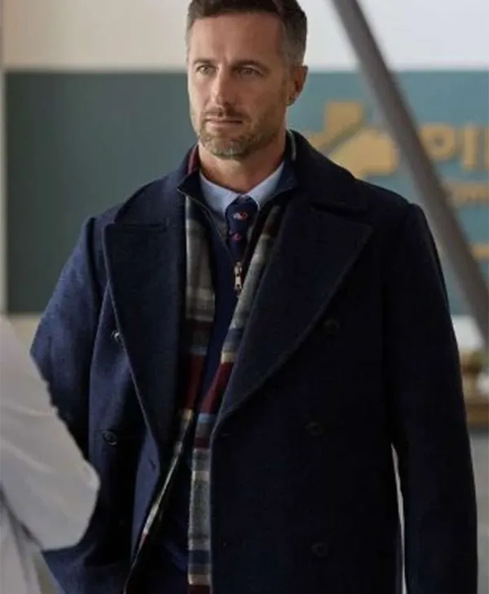 Brendan Penny The More the Merrier Blue Peacoat For Sale