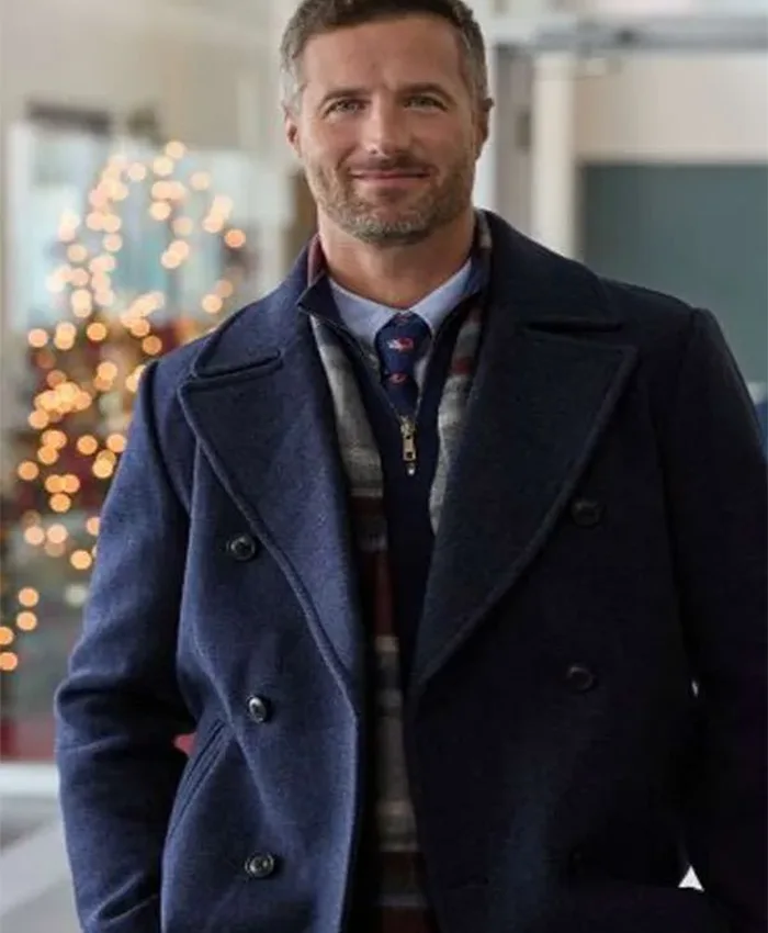 Brendan Penny The More the Merrier Blue Peacoat