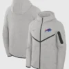 Buffalo Bills Grey Nike Tech Fleece Windrunner Zip-up Hoodie
