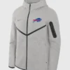 Buffalo Bills Grey Nike Tech Fleece Windrunner Zip-up Hoodie For Sale