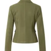 Buy Amy Sedaris Elsbeth S03 Green Suede Leather Jacket