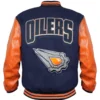 Buy Edmonton Oilers NHL Varsity Jacket Sale