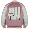 Buy Momo Ayase Dandadan Pink Varsity Jacket