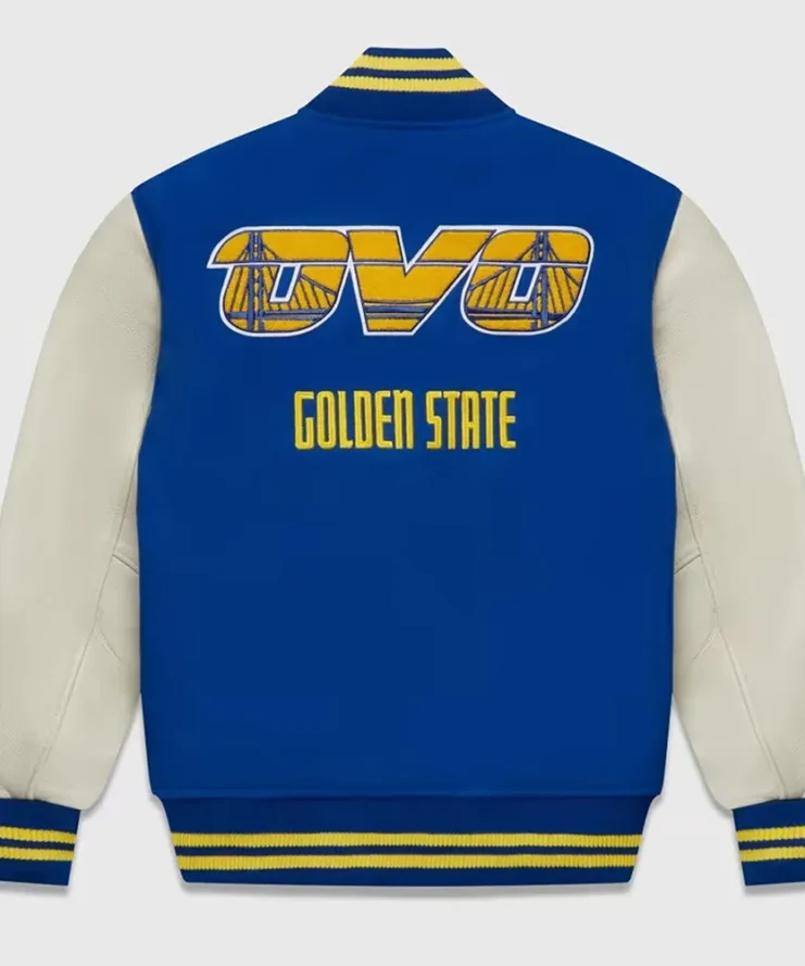 Buy OVO Golden State Warriors Varsity Jacket Sale