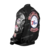 Buy Philadelphia 76ers Black Out Varsity Jacket