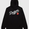Buy Undefeated x NE x Dodgers Stacked Logo Fleece Hoodie