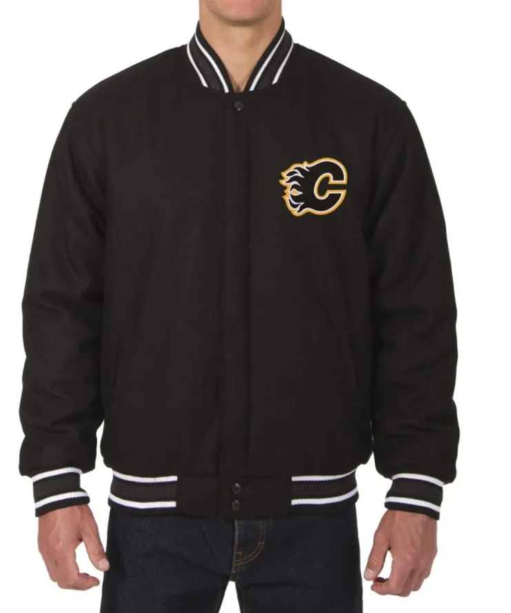 Calgary Flames Black Jacket
