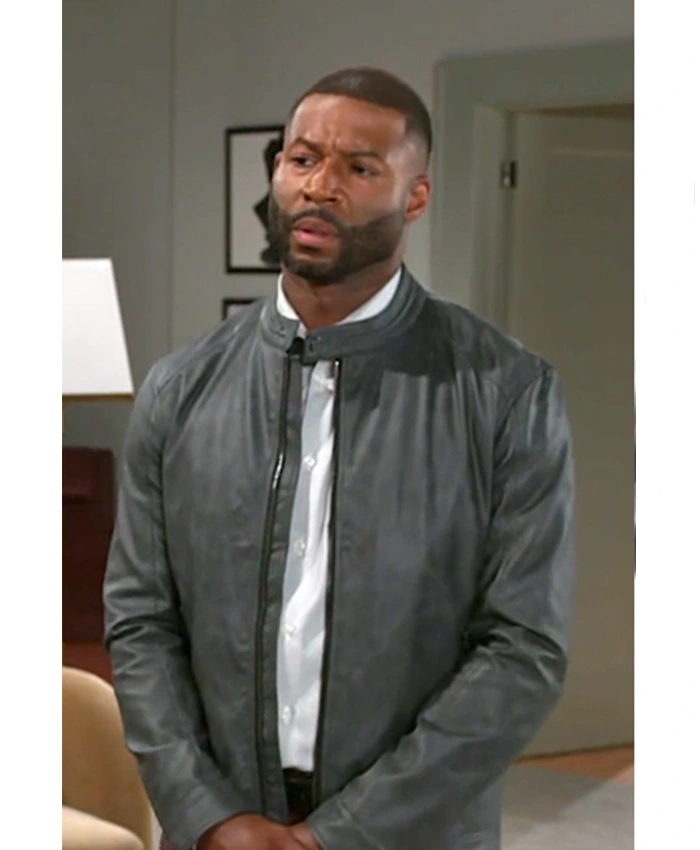 Carlton Fitzgerald Beyond the Gates Grey Leather Jacket