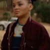 Celeste O Connor Scream 7 Maroon Jacket