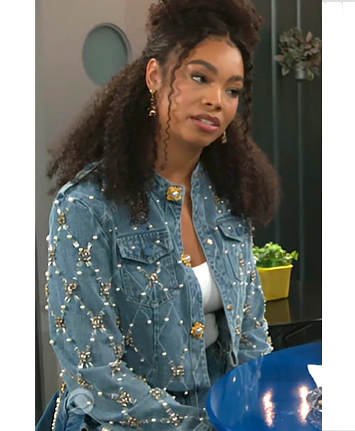 Chelsea Hamilton Beyond the Gates Embellished Denim Jacket