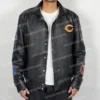 Chicago Bears Black Leather Jacket