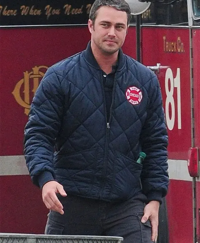 Chicago Fire Squad 3 Blue Bomber Jacket