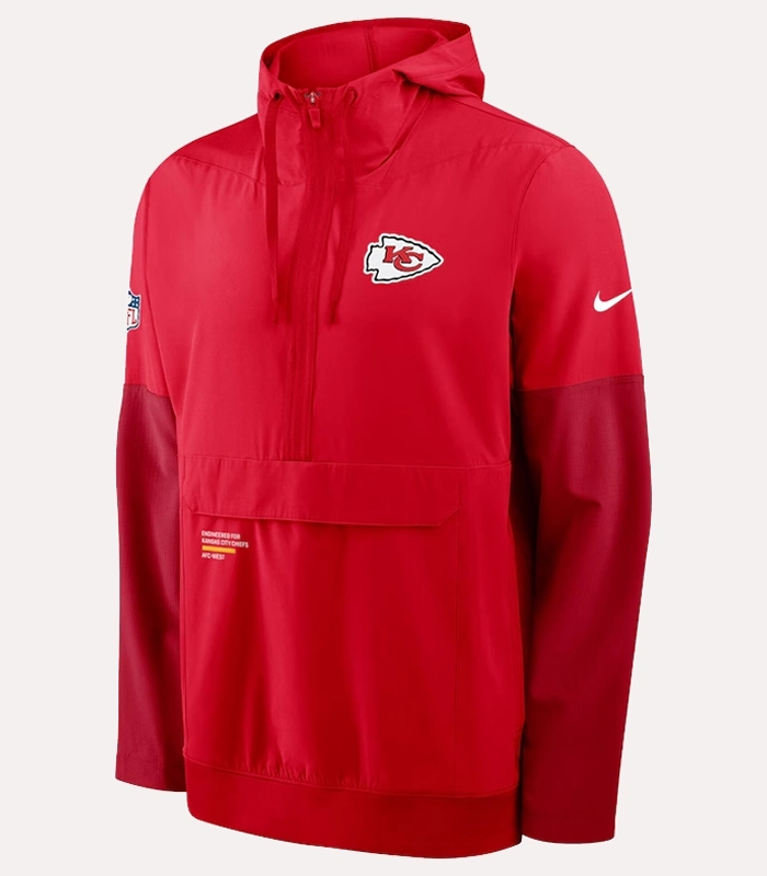 Chiefs Nike Sideline Anorak Hooded Jacket