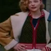 Chloë Grace Moretz Oh What Fun Brown Shearling Leather Jacket For Sale