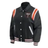 Cincinnati Bengals Lightweight Black Varsity Jacket