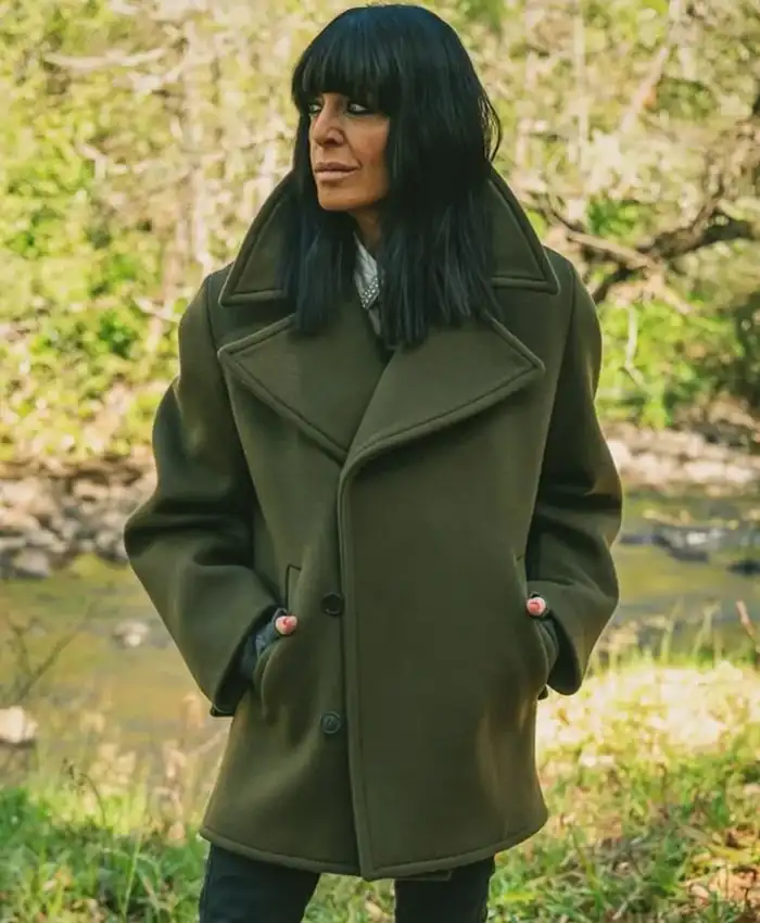 Claudia Winkleman The Celebrity Traitors Green Coat