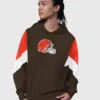 Cleveland Browns Starter Brown Scrimmage Pullover Hoodie