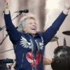 Concert Singer Jon Bon Jovi Blue Jacket
