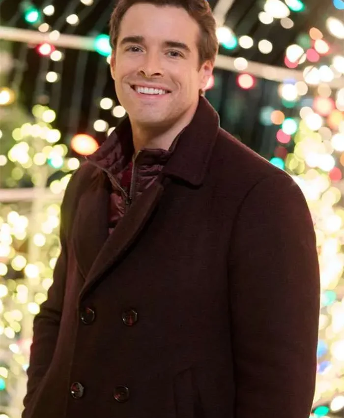 Corey Cott The Snow Must Go On Brown Peacoat For Sale
