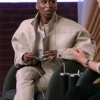 Cynthia Erivo Access Hollywood 2025 Beige Leather Jacket