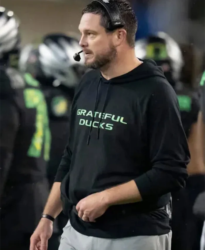 Dan Lanning Oregon Ducks Grateful Dead Pullover Hoodie For Sale