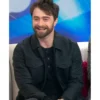 Daniel Radcliffe The Today Show Black Leather Shirt Jacket