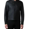 Daniel Radcliffe The Today Show Black Leather Shirt Jacket For Sale