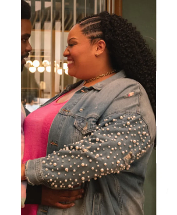 Destiny Loot S03 Pearl Studded Denim Jacket