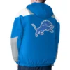 Detroit Lions Half-Zip Pullover Hooded Jacket For Sale