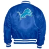 Detroit Lions Royal Blue Bomber Jacket For Sale